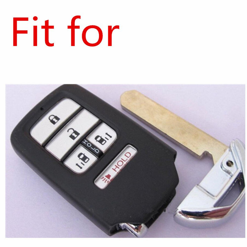  [AUSTRALIA] - Qty(2) Night Glow Fob Remote Key Case Cover Jacket Holder Protector Fit for 20152016 2017 Honda Civic Accord Pilot CR-V