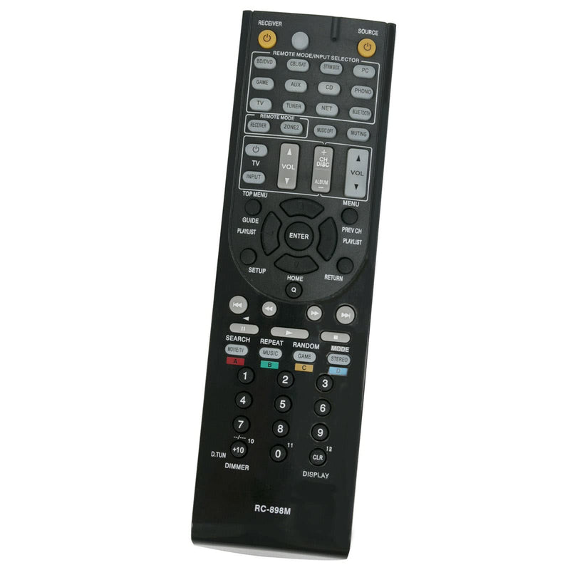  [AUSTRALIA] - New RC-898M RC898M Replace Remote Control Fit for Onkyo AV Receiver TX-NR747 TX-NR545 TXNR646 TX-NR646 TXNR545 TXNR747