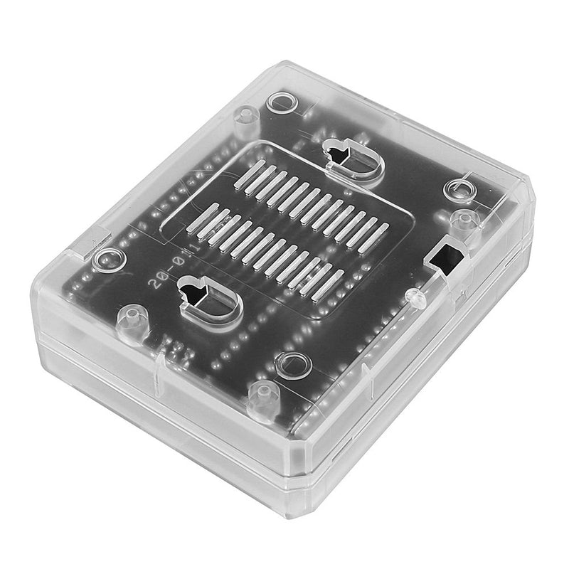 SB Uno R3 Case Enclosure New Transparent Clear Computer Box Compatible with Arduino UNO R3 - LeoForward Australia