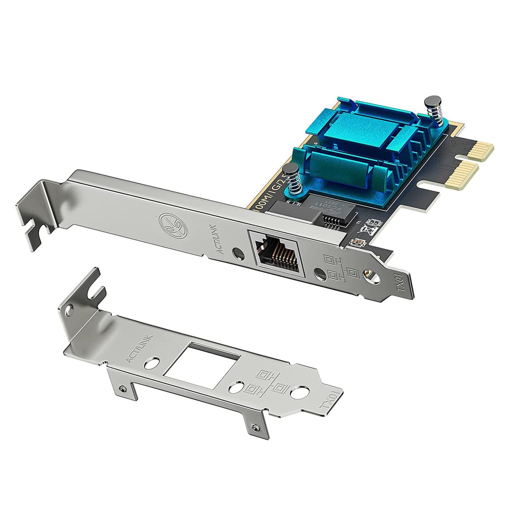  [AUSTRALIA] - 2.5GBase-T PCI Express Card 100M/1G/2.5G PCIE Network Card Gigabit Ethernet Card for PC Compatible with Windows 11/10/8/7/XP and Mac OS RJ45 Adapter 2.5G PCIe Network Card