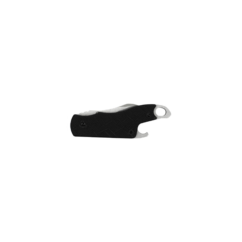  [AUSTRALIA] - Kershaw Cinder Multi-Function Folding Pocketknife (1025); 1.4 Inch 3Cr13 Stonewashed Blade; Manual Opening; Liner Lock; Bottle Opener; Keychain Carry; Black Glass-Filled Nylon Handle; 0.9 oz
