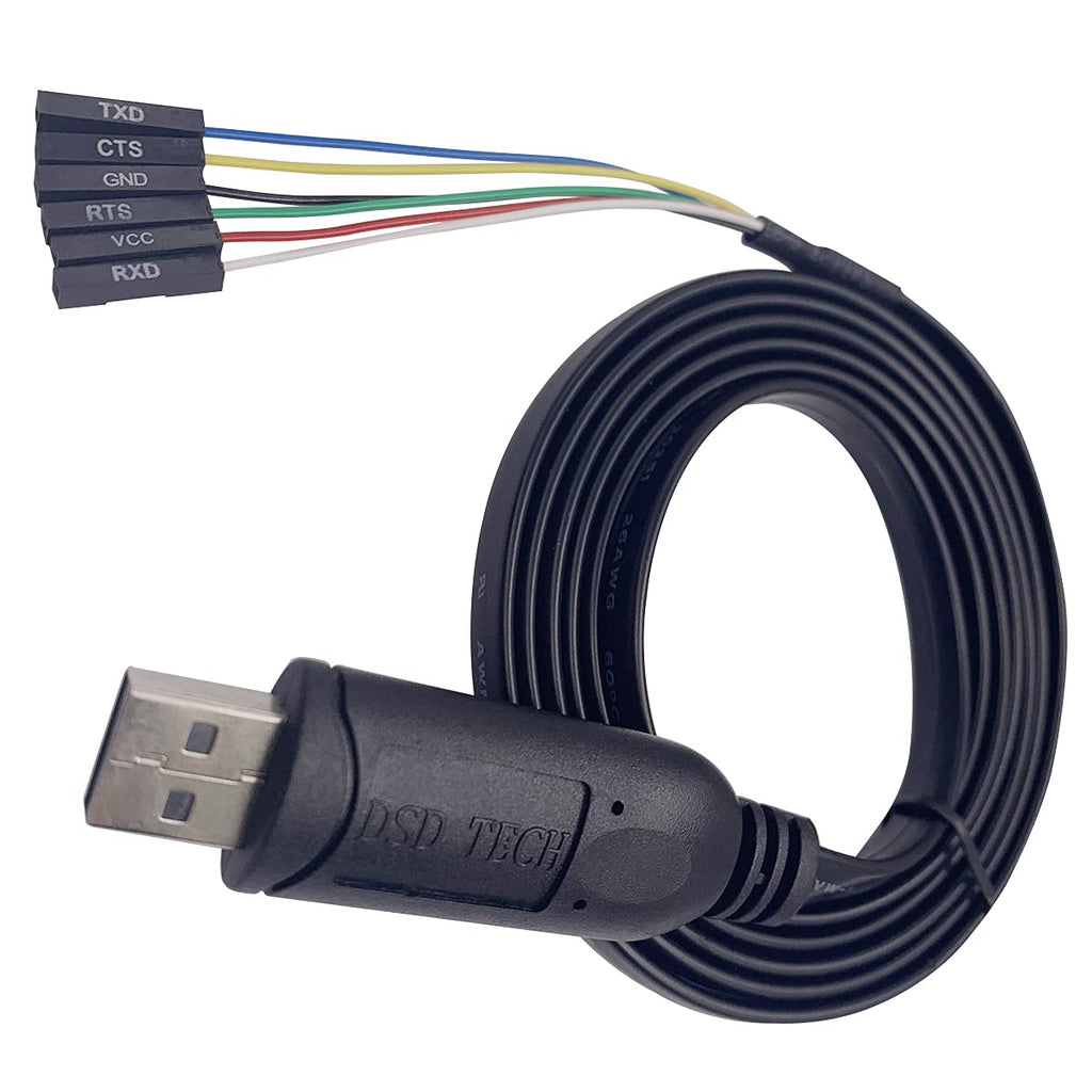  [AUSTRALIA] - DSD TECH SH-U09G USB to TTL Serial Cable Built-in FTDI FT232RL IC 1.8M/5.9FT