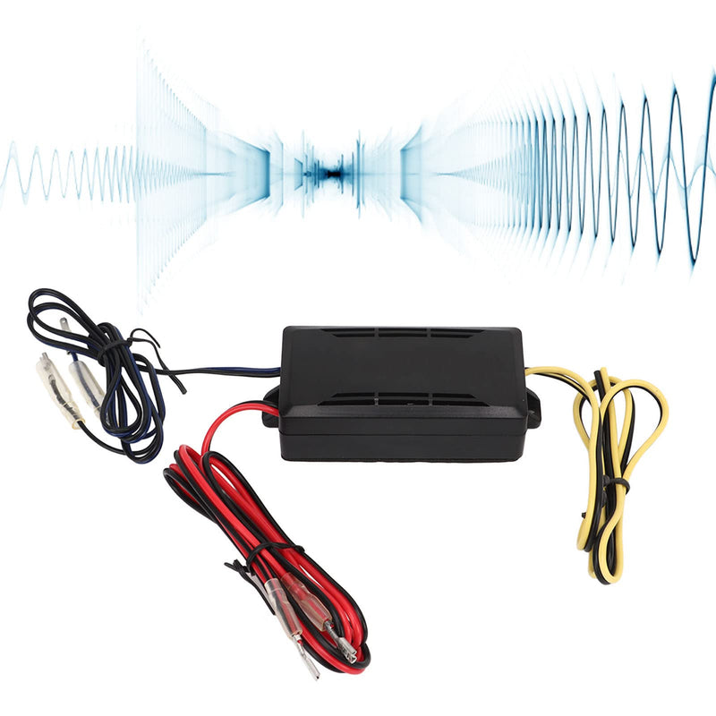  [AUSTRALIA] - Aramox Car Audio Crossover, 2 Pcs 2 Way Speaker Crossover Car Audio Passive Frequency Divider 12V Improve Bass Sag Sound Enhancement Tool