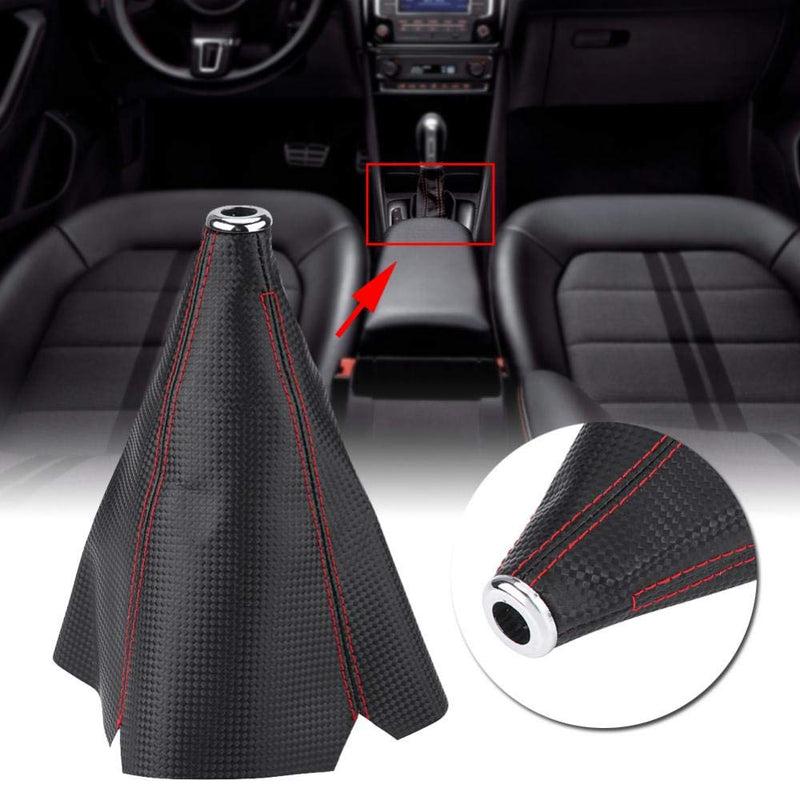  [AUSTRALIA] - Auto/Manual Gaiter Boot Cover Gear Shift Knob Cover,Keenso Universal PU Leather Gear Shifter Knob Dust Cover Boot Gear Gaiter Cover