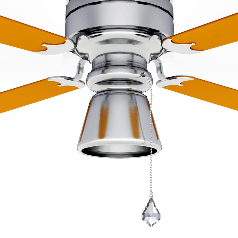  [AUSTRALIA] - 4PCS Ceiling Fan Pull Chains, Premium Crystal Fan Pull Chain, Professional Pull Chain Extension