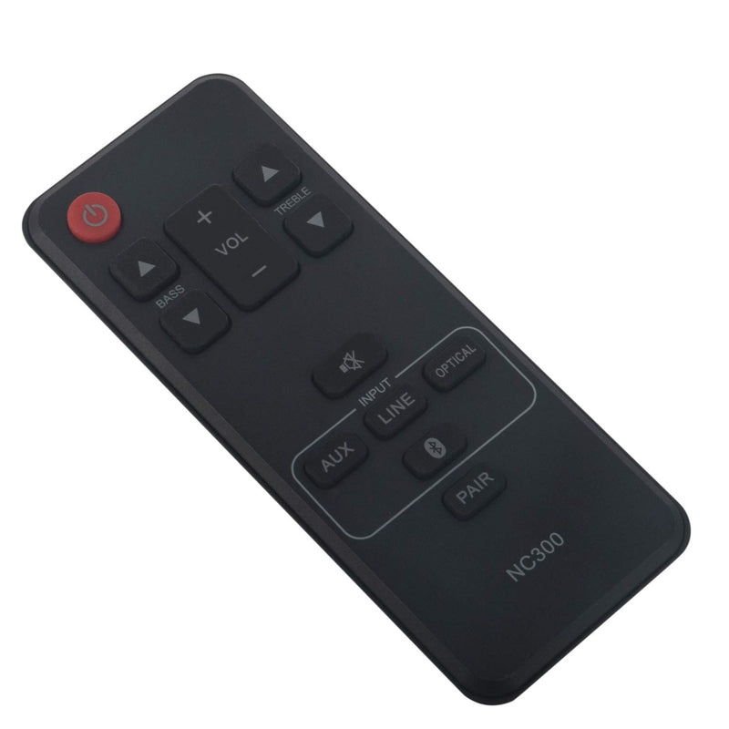 New NC300 Remote Control Replacement - WINFLIKE NC300UH Soundbar Replace Remote Control fit for Sanyo Sound Bar Home Audio FWSB405F FWSB405FA FWSB405FS FWSB405FP Remote Controller - LeoForward Australia