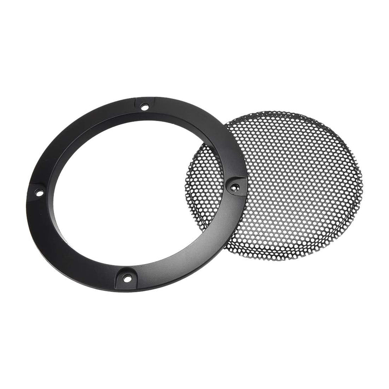  [AUSTRALIA] - uxcell Speaker Grill Cover 3 Inch 95mm Mesh Decorative Circle Subwoofer Guard Protector Black