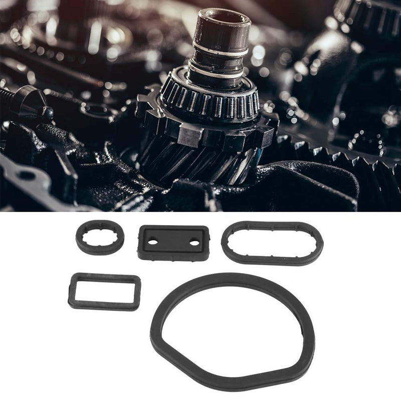 Aramox Car Seal Gasket,112184036 Car Oil Cooler Filter Seal Gasket Kit for Mercedes-Benz C240 C280 - LeoForward Australia
