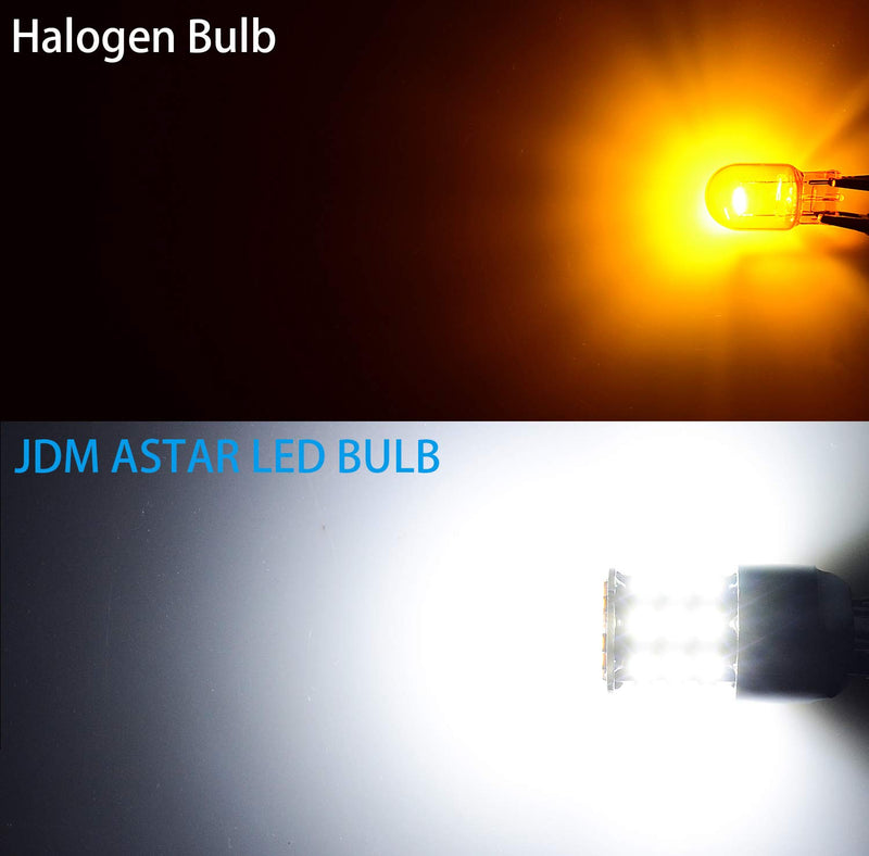 JDM ASTAR Super Bright AX-2835 Chipsets 7440 7441 7443 7444 992 LED Bulbs,Xenon White (Only used for backup reverse lights) - LeoForward Australia