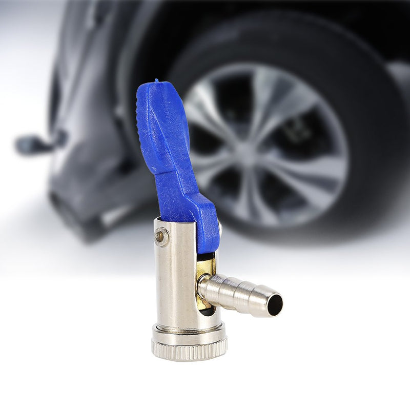  [AUSTRALIA] - Keenso 8mm Car Motorcycle Van Bike Tyre Airline Inflator Valve Tire Air Chuck Connector Clip On Air Nozzle Pneumatic Pump Adapter