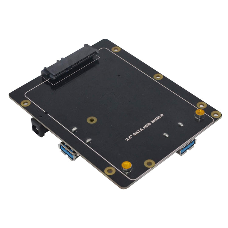  [AUSTRALIA] - GeeekPi X820 V3.0 2.5" SATA HDD/SSD Shield Expansion Board Kit for Raspberry Pi 1 Model B+/ 2 Model B / 3 Model B / 3 Model B+
