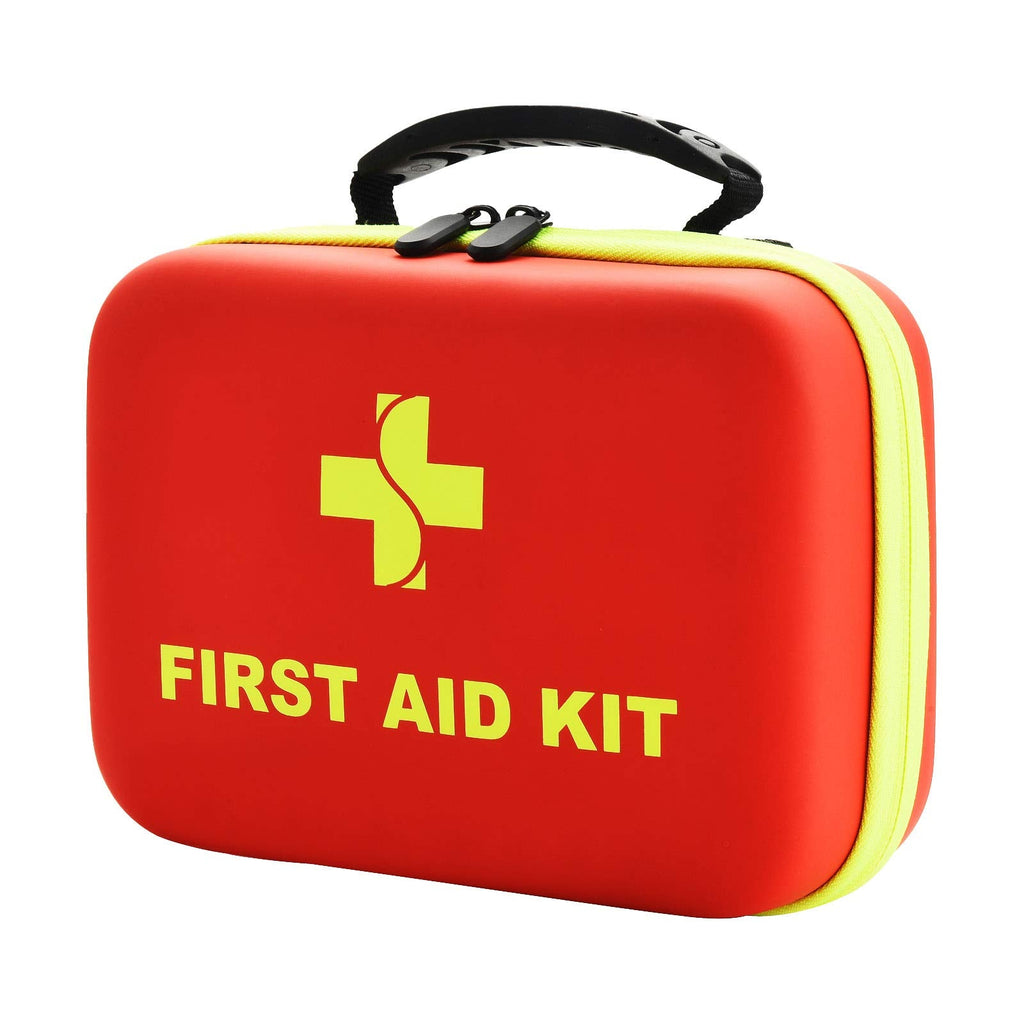  [AUSTRALIA] - Emergency First Aid Kit for Home - 220 Pieces First Aid Supplies Home Emergency Kit - Lightweight & Compact First Aid Kit with EVA Case - Best for Hiking Camping Travel Car Backpacking School Office