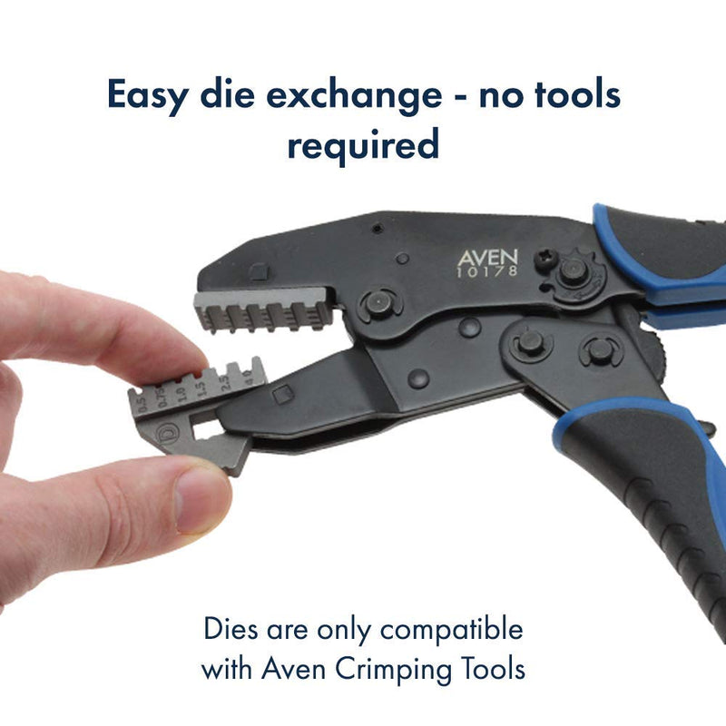 Aven 10178 12-22 AWG Crimping Tool for Wire Ferrules - LeoForward Australia