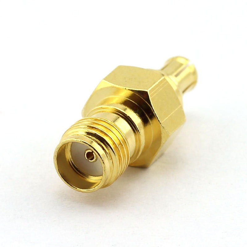  [AUSTRALIA] - DGZZI 2-Pack RF Coaxial Adapter SMA to MCX Coax Jack Connector SMA Female to MCX Male