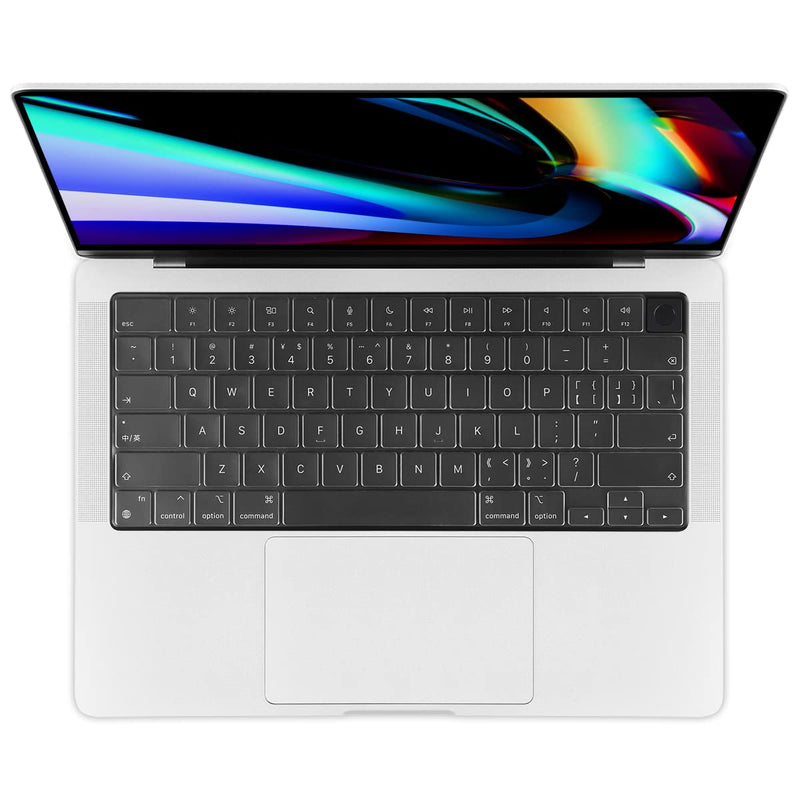  [AUSTRALIA] - DONGKE Premium Ultra Thin TPU Keyboard Cover, Compatible with MacBook Pro 14 inch 2021 (A2442 M1 Pro/Max) & MacBook Pro 16 inch 2021 (A2485 M1 Pro/Max), Clear