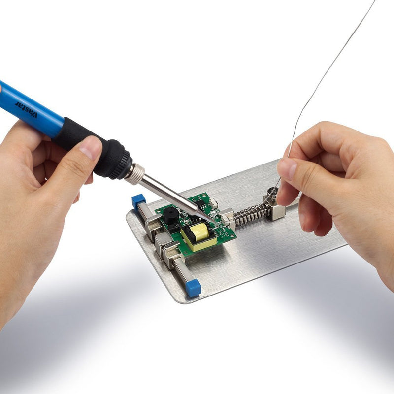  [AUSTRALIA] - Preamer Adjustable Phone PCB Circuit Board Holder for IC Grooves Soldering Repairing