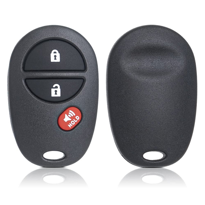  [AUSTRALIA] - Key Fob Remote Replacement Fits for Toyota Sienna 2004-2017/Tacoma 2005-2016/Sequoia 2008-2018/Tundra 2007-18/Highlander 2008-2013 GQ43VT20T Keyless Entry Remote Control 89742-AE010 89742-AE011(2PCS)