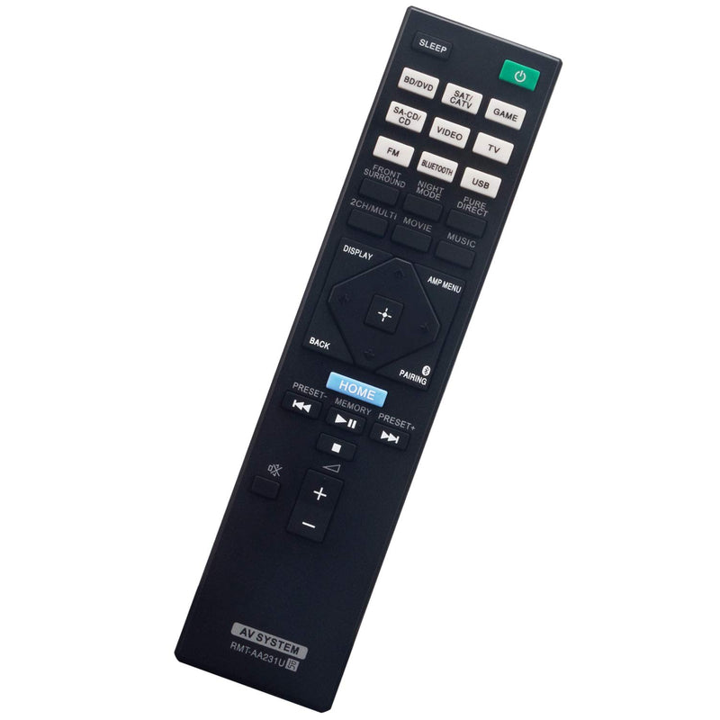 RMT-AA231U Replacement Remote Control Applicable for Sony 7.2ch Home Theater AV Receiver STR-DH770 STRDH770 - LeoForward Australia