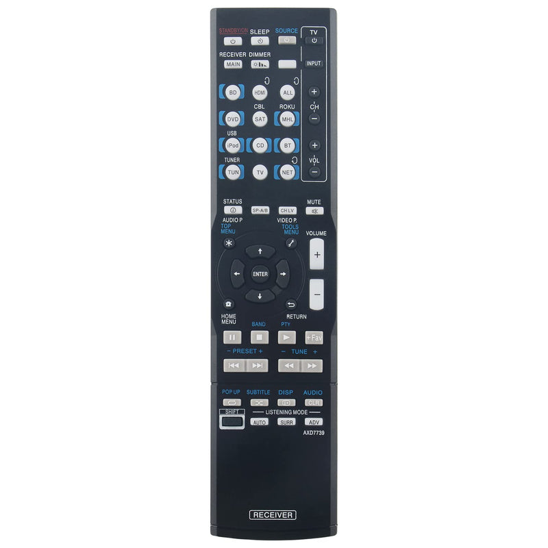  [AUSTRALIA] - AXD7739 Replacement Remote Control Compatible with Pioneer Receiver Audio Video Receiver VSX-45 VSX-830 VSX-90 VSX-830-K VSX-95 VSX-1130-K VSX45 VSX830 VSX90 VSX830K VSX95 VSX1130K