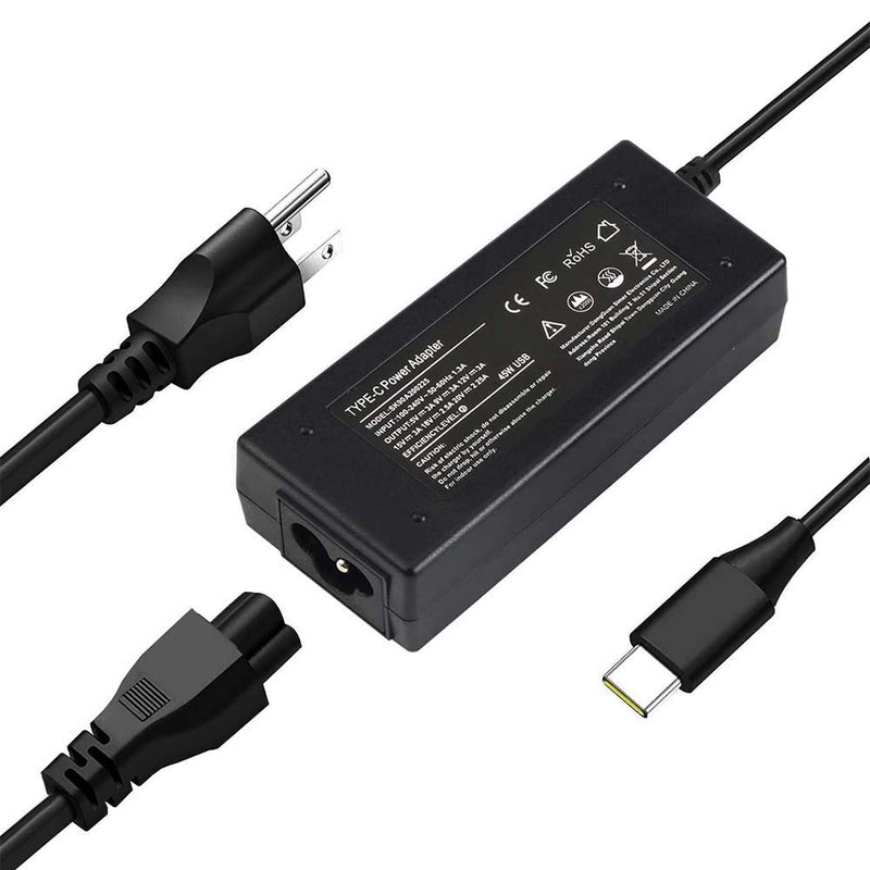  [AUSTRALIA] - 45W USB/Type C Laptop Charger Ac Adapter for HP Chromebook 14-ca051wm 14-ca052wm 14-ca061dx 11-ae051wm 11-ae001tu 11-ae027nr 844205-850 10-p010nr 12-c012dx 12-f014dx