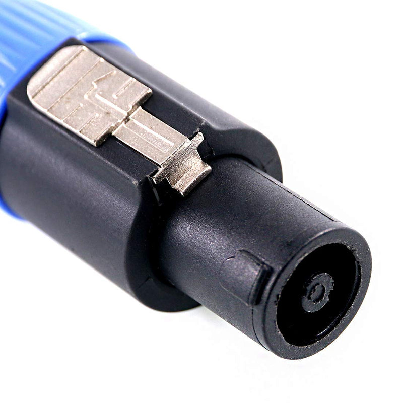  [AUSTRALIA] - Glarks 5 Pack 4 Pole Audio Speakon Cable Mount Connector Twist Lock Speaker Plug Compatible with Neutrik Speakon NA4LJ, NA4LJX, NL4MP, NL4MPR, NL4FC, NL4FX, NL4 & NL2 Series, NL2FC