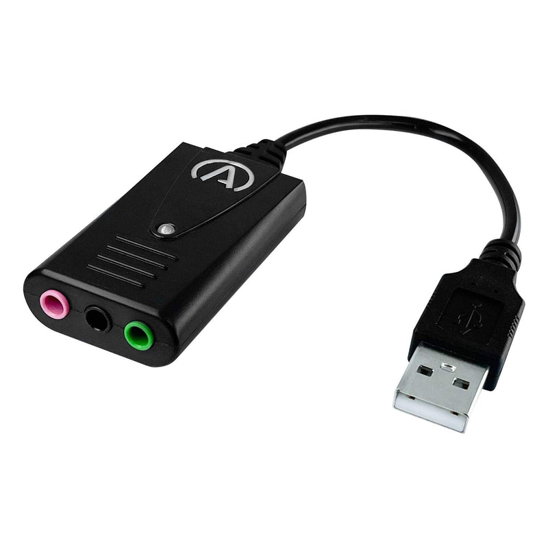  [AUSTRALIA] - Andrea Communications USB-UNIV Universal External USB Sound Card for Improved Audio Quality for Both Computer and Mobile headsets.