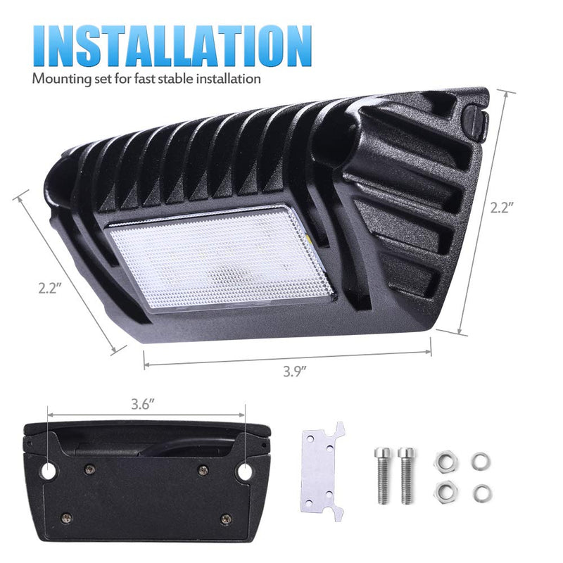  [AUSTRALIA] - MICTUNING RV Exterior LED Porch Utility Light - 12V 750 Lumen Awning Lights | Replacement Lighting for RVs Trailers Campers
