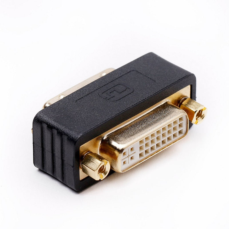  [AUSTRALIA] - DVI Adapter dvi-d Male to dvi-i Female Port Saver Compact Moulded Gold Plated 5 Pack