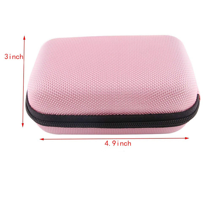  [AUSTRALIA] - WERJIA Hard EVA Travel Case for Nikon Coolpix W150/W100 Digital Camera (Large, Pink) large