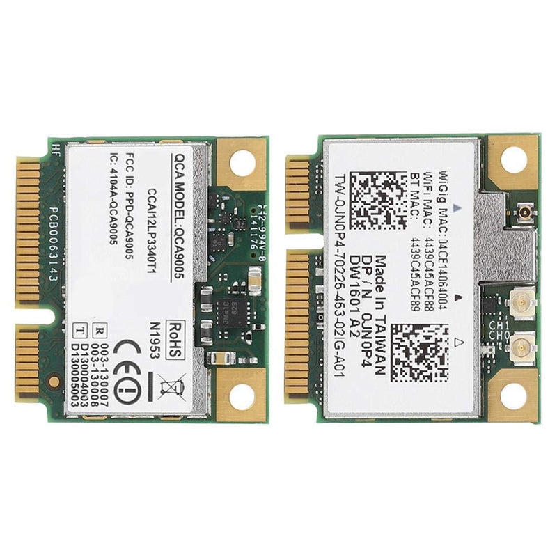  [AUSTRALIA] - Ciglow Wireless Network Card,Qualcomm QCA9005 Main Control Chip,Suitable for Dell 6430u E5440 E7440 QCA9005 802.11AD Bluetooth 4.0 Wigig 7Gbps