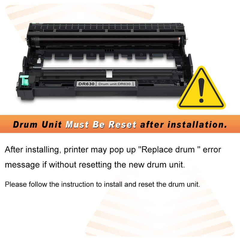  [AUSTRALIA] - v4ink Compatible DR-630 Drum Replacement for Brother DR630 DR660 Drum for Brother HL-L2300D HL-L2320D HL-L2340DW HL-L2360DW HL-L2380DW MFC-L2700DW MFC L2720DW L2740DW DCP-L2520DW DCP-L2540DW Printer