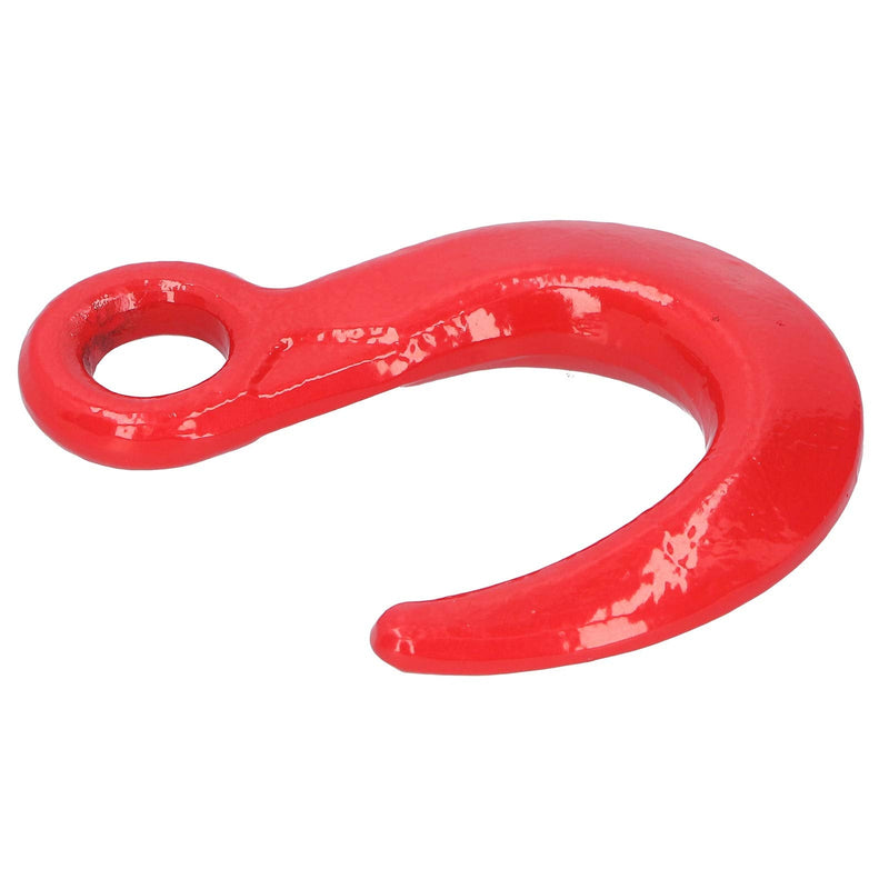  [AUSTRALIA] - Eboxer Safety Hook for Chains, 6500 lbs Clevis Chain Hook, Large Opening Alloy Steel Crane Hoist Hook for Construction Engineering, Strong in Load Bearing