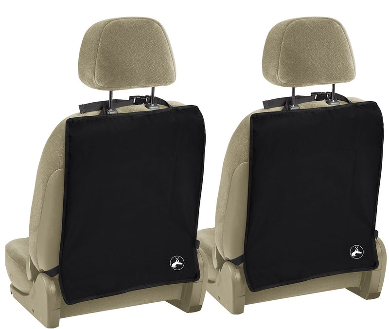 [AUSTRALIA] - OxGord Kick Mats Seat Protector with Storage Organizer Pocket- 2 Pack - Universal Fit for Car, Truck, SUV, or Van - Rear Auto Bucket Seat Upholstery Protective Cover (Deluxe Original Style)