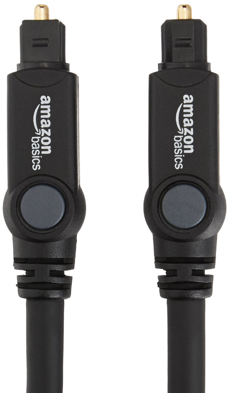  [AUSTRALIA] - Amazon Basics Digital Optical Audio Toslink Cable for Sound Bar, TV - 6 Feet (1.8 Meters) 1-Pack