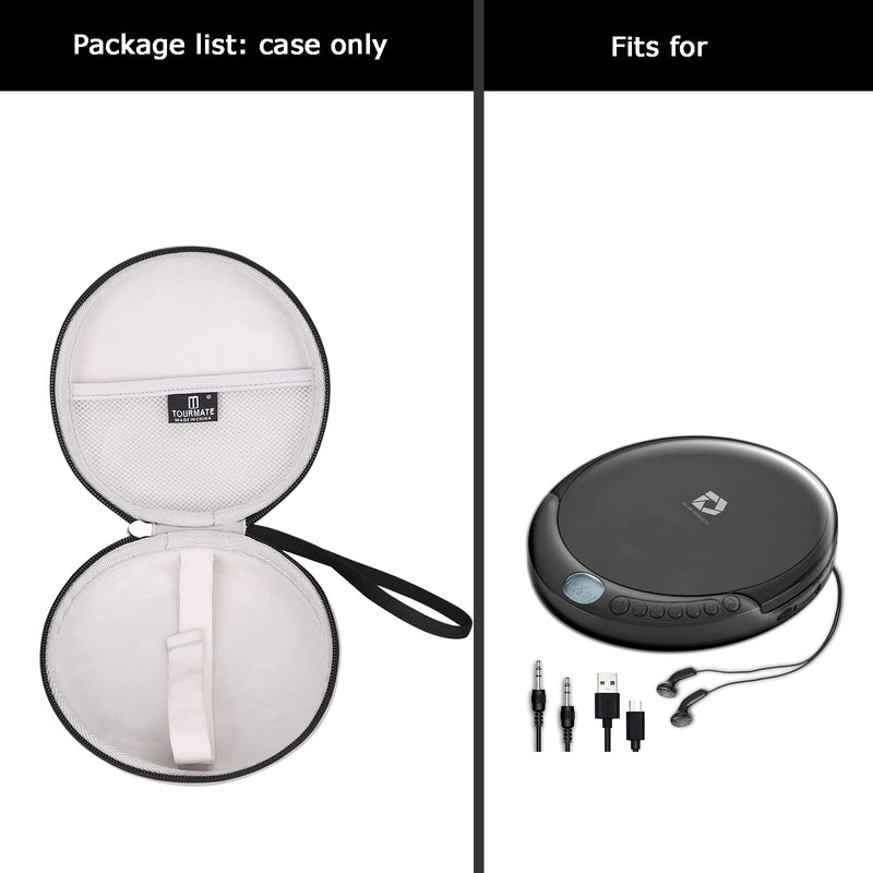  [AUSTRALIA] - Tourmate CD Player Case Compatible with Deluxe Products CD Player, Travel Carrying Stoarge Holder (Case Only)