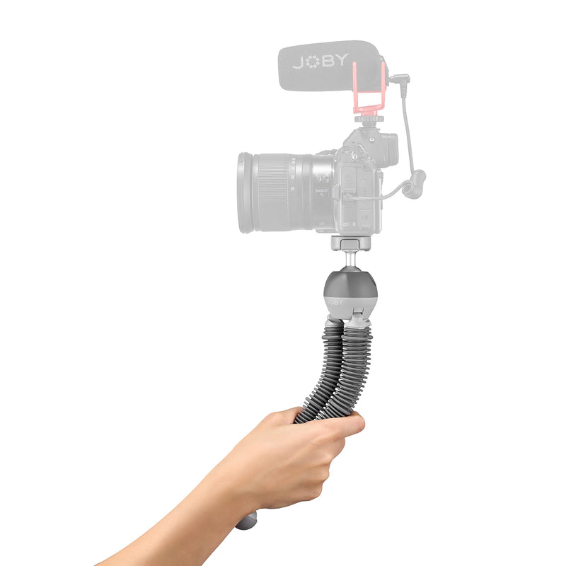  [AUSTRALIA] - JOBY PodZilla Large Kit, Flexible Tripod with Ball Head Included and GripTight 360 Phone Mount, for Smartphones and Compact Mirrorless Cameras or Devices up to 2.5Kg, Blue