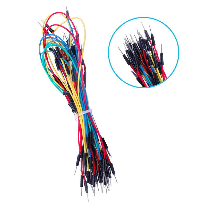  [AUSTRALIA] - Treedix 195pcs Multicolored Breadboard Jumper Wires Solderless Flexible 10cm 15cm 20cm 25cm Wire Length Optional Compatible with Arduino (Male to Male)