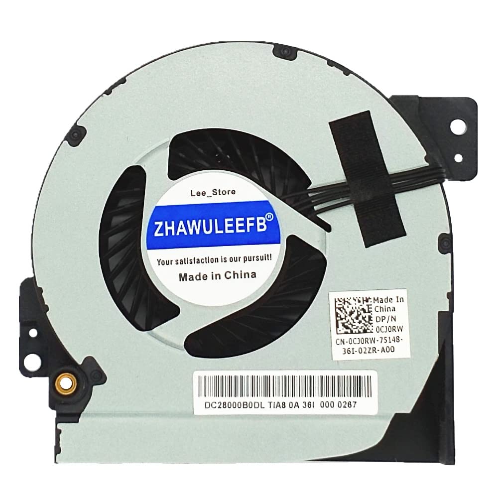  [AUSTRALIA] - ZHAWULEEFB Replacement New GPU Cooling Fan for DELL M5700 M6700 P22F Series 0CJ0RW KSB0605HC-BK54 DC28000B0DL DC28000B0SL DC5V 0.45A Fan