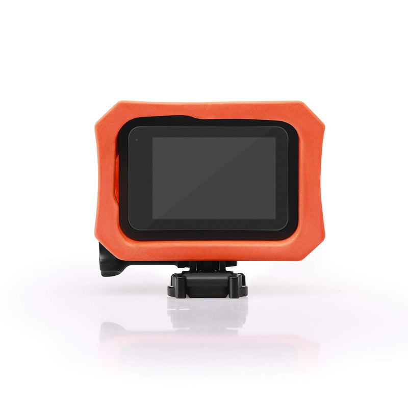  [AUSTRALIA] - Treabow Floaty for GoPro Hero 9 - Float Housing Case Cover for Camera Anti-Sink Floating Accessory - Orange