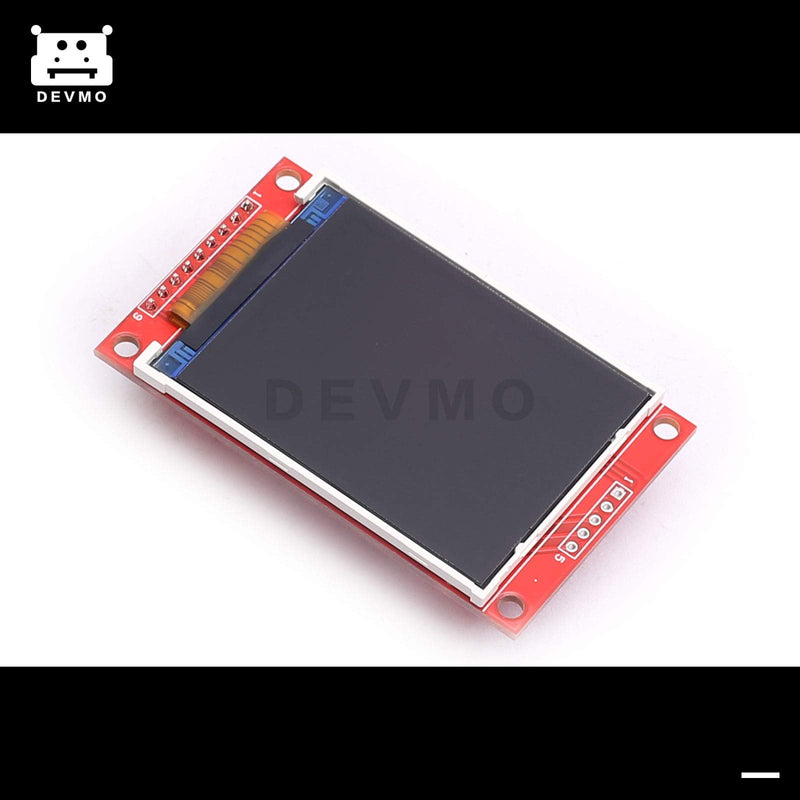  [AUSTRALIA] - DEVMO 2.2 Inch ILI9341 SPI TFT LCD Display 240x320 ILI9341 LCD Screen with SD Card Slot Compatible with Ar-duino Raspberry Pi 51/AVR/STM32/ARM/PIC