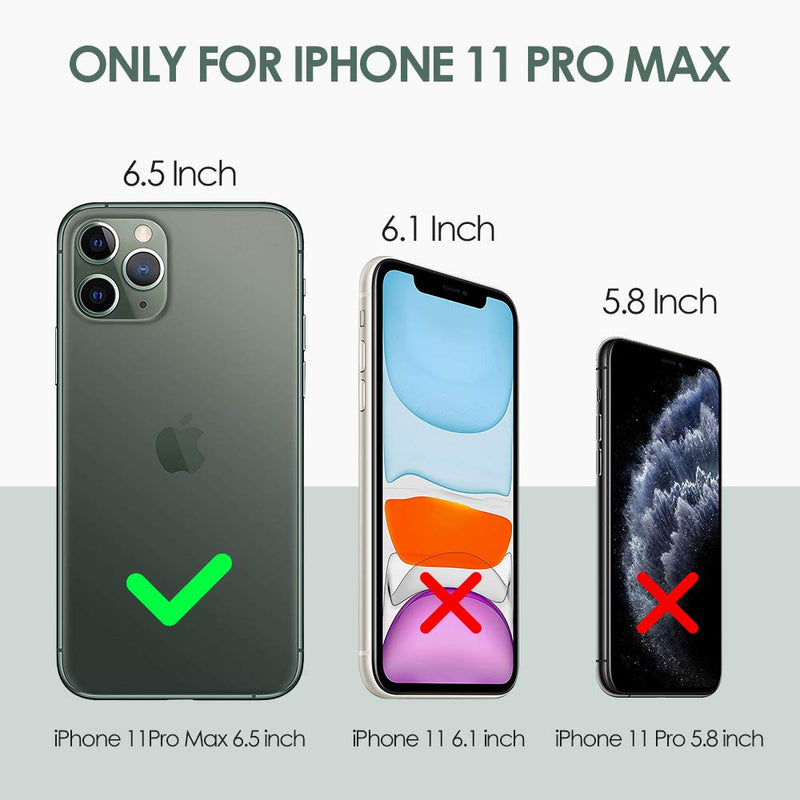  [AUSTRALIA] - NEWDERY Battery Case for iPhone 11 Pro Max, 10000mAh Portable Protective Charging Case Extended Rechargeable Battery Power Bank for 6.5 Inch iPhone 11 Pro Max (Black)