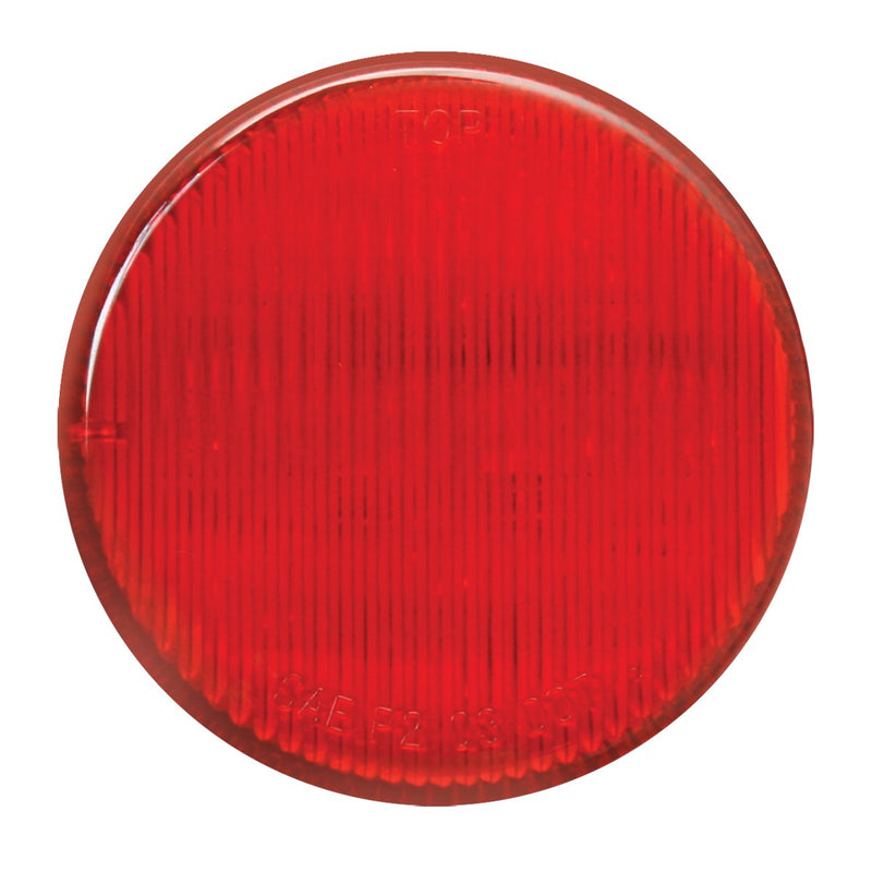  [AUSTRALIA] - Grand General 79281 Fleet Series 2" Round Red LED Marker & Clearance Light For Trucks, Trailers, RVs, Buses and Utility Vehicles Round LED Marker & Clearance Light Red/Red Light Only