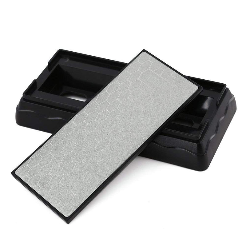  [AUSTRALIA] - YCAMMIN Knife Sharpening Stone, double-sided diamond sharpening stone Sharpener - Fine/Coarse with Anti-slip Base (400/1000 gift) 400/1000 gift