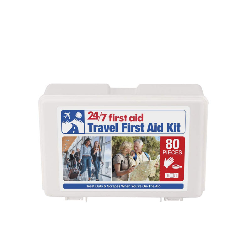  [AUSTRALIA] - 80 Piece Travel First Aid Kit, Plastic Case