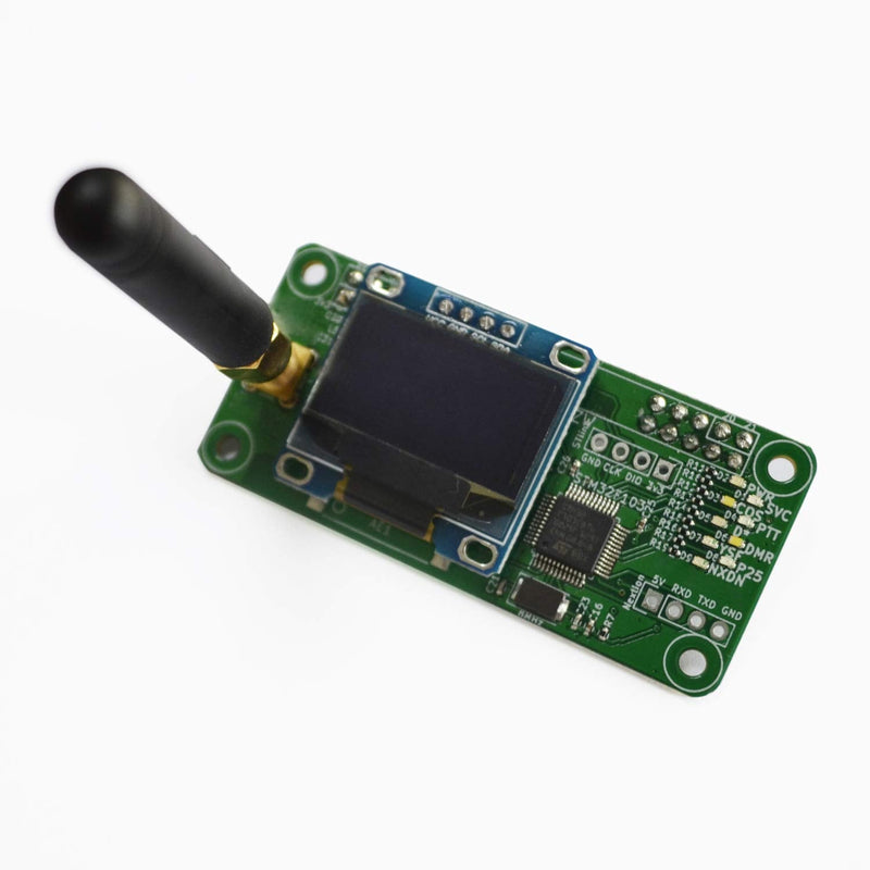  [AUSTRALIA] - AURSINC MMDVM Hotspot Board + Antenna Support UHF VHF Support P25 DMR YSF DSTAR NXDN POCSAG for Raspberry Pi-Zero W, Pi 3 (OLED Board) OLED Board
