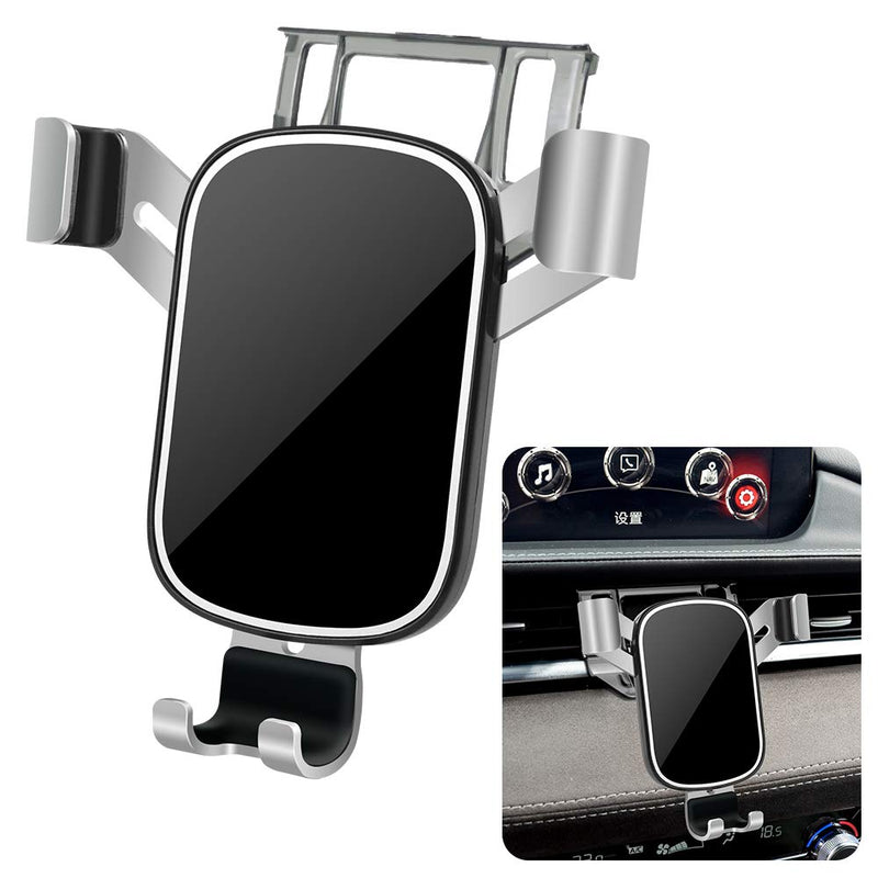  [AUSTRALIA] - musttrue LUNQIN Car Phone Holder for 2018-2021 Mazda 6 [Big Phones with Case Friendly] Auto Accessories Navigation Bracket Interior Decoration Mobile Cell Mirror Phone Mount