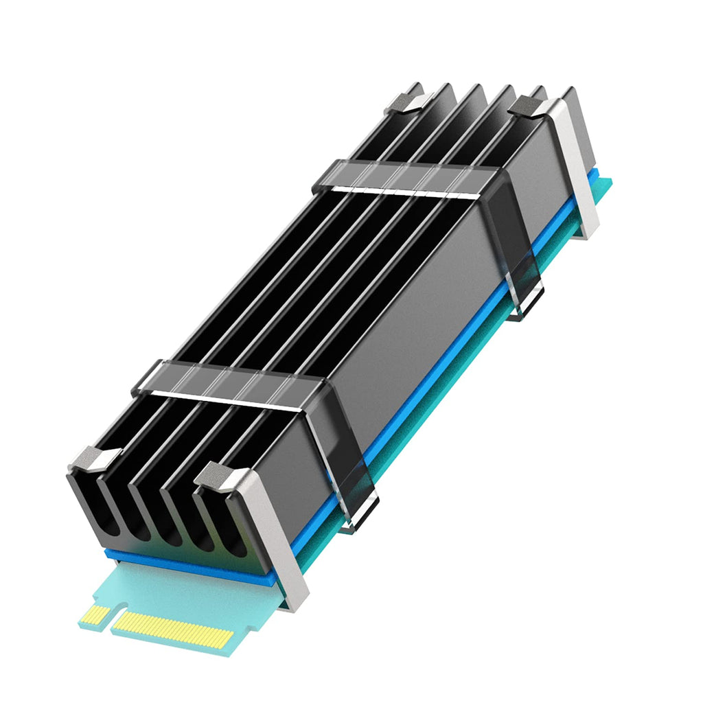  [AUSTRALIA] - GLOTRENDS M.2 Heatsink and Desktop PC Installation, Fit for 2280 M.2 PCIe 4.0/3.0 NVMe SSD 0.4inch thick