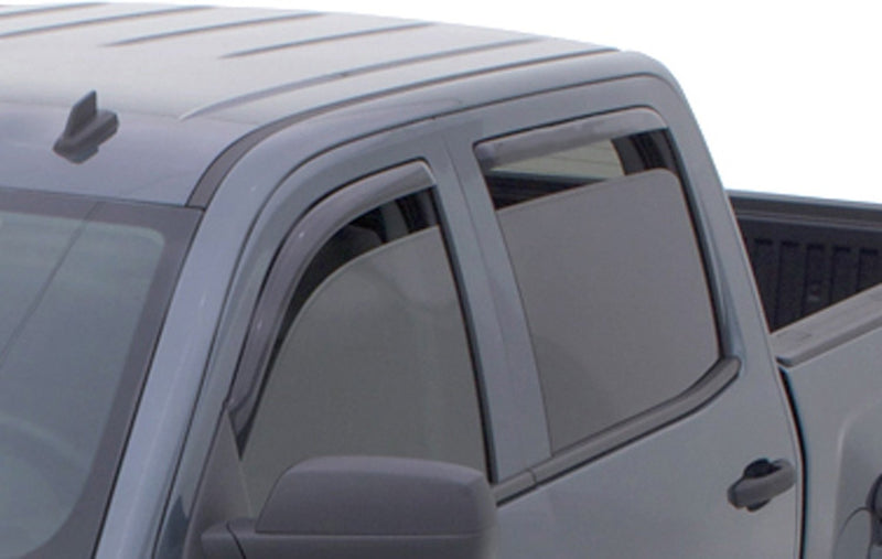  [AUSTRALIA] - Auto Ventshade 194528 in-Channel Ventvisor Side Window Deflector, 4-Piece Set for 2014-2018 Silverado/Sierra 1500 with Extended Cab; 2015-2018 Silverado/Sierra 2500HD & 3500HD with Extended Cab In-Channel 4pc