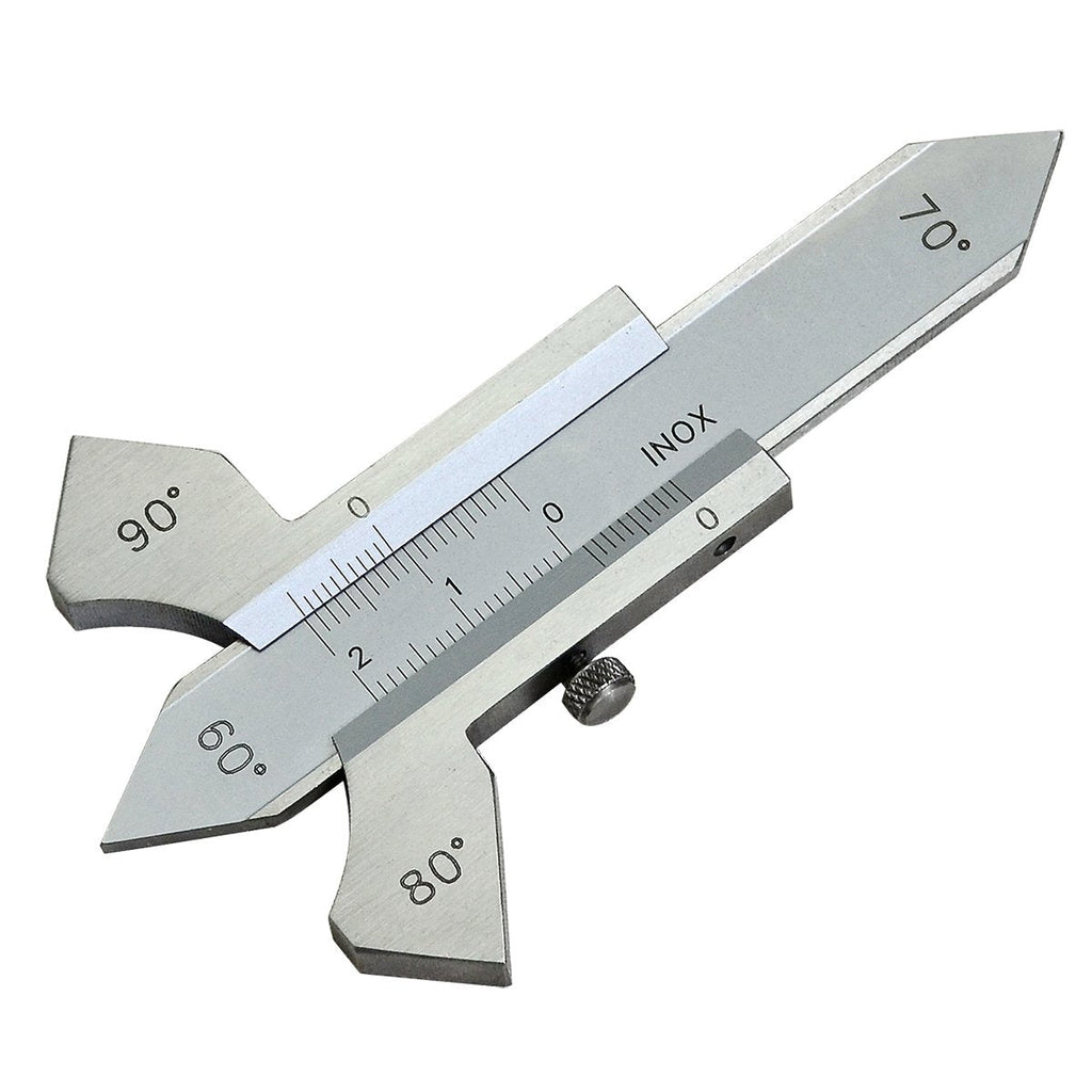  [AUSTRALIA] - RIVERWELD welding seam gauge seam gauge measuring range 20mm 60°,80°,90° professional welding seam gauge