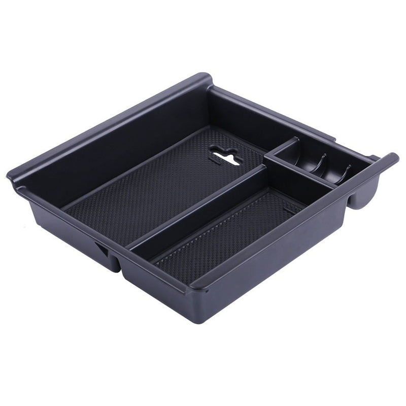  [AUSTRALIA] - JDMCAR Compatible with Tacoma 2016-2019 2020 Center Console Organizer Insert ABS Black Materials Tray, Armrest Box Secondary Storage